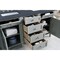 James Martin Vanities Brittany 60in Double Vanity, Urban Gray w/ 3 CM Charcoal Soapstone Quartz Top 650-V60D-UGR-3CSP - alternate 2